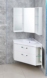 Акватон Мебель для ванной Кантара 110 дуб полярный – фотография-3